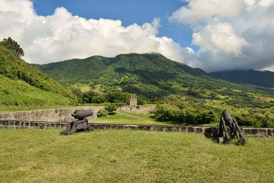 Basseterre: Brimstone Hill Fortress & Beach Shore Excursion - Walking through the 40-acre fortress