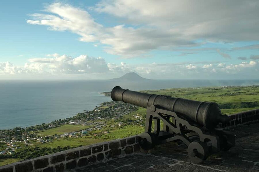 Basseterre: Brimstone Hill Fortress & Beach Shore Excursion - Frigate Bay brings the sea views down to the coast