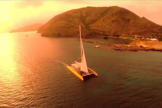 Catamaran Sunset and Cocktail Cruise - Shitten Bay and the long water view