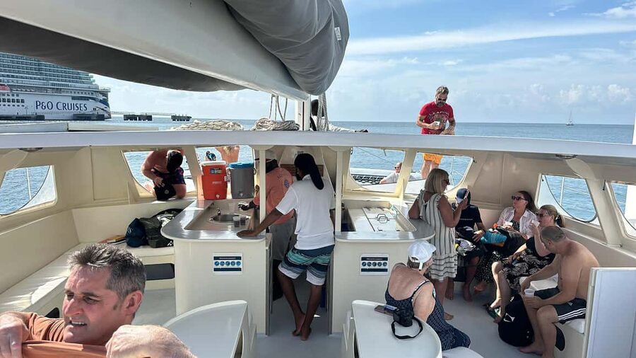 Half Day Sail and Snorkel - An hour of snorkeling, with help if you need it