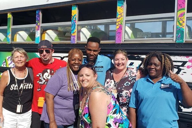Half Day St. Kitts Party Bus City Excursion and Beach - Starting at Porte Zante in Basseterre