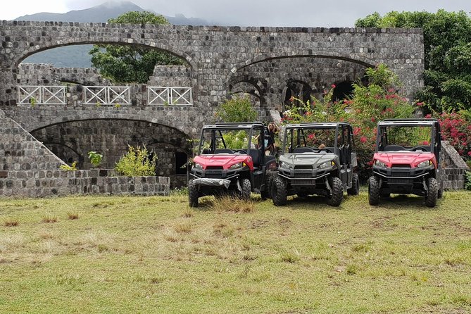 Jungle Bikes Dune Buggy & Beach Tours in St Kitts - Stopping for views of Mount Liamuiga and Brimstone Hill