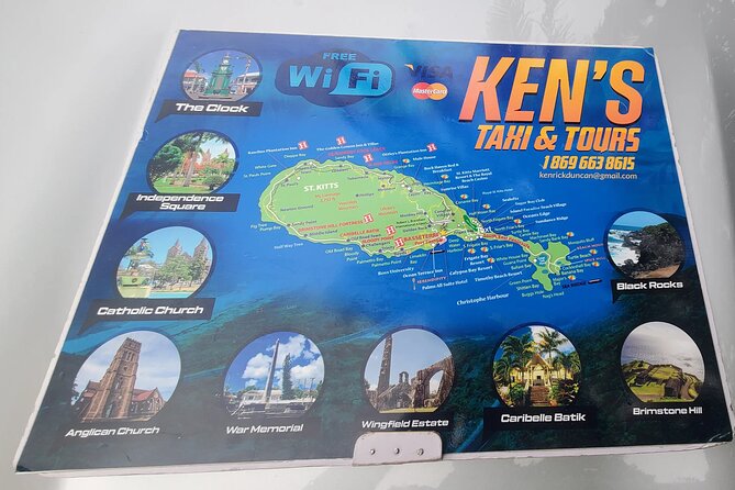 Ken's Scenic Island Tours - Brimstone Hill is the biggest history stop