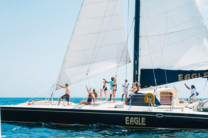 Leisure Full Day Catamaran (Blue, Aqua or LIC) - The musical sail back to St. Kitts