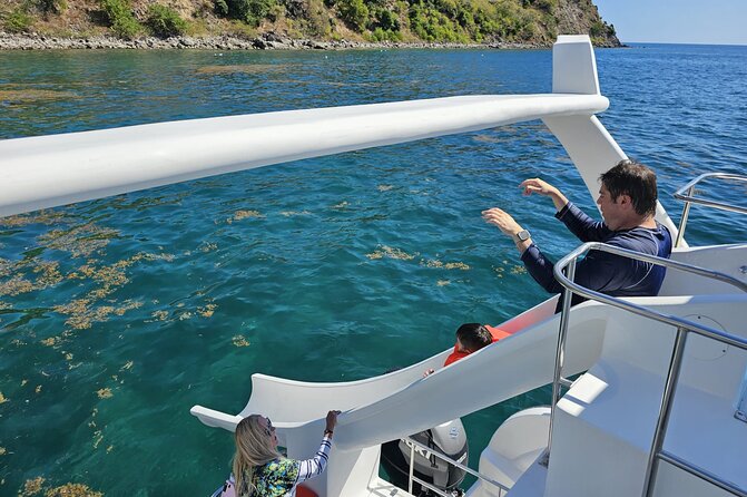 Private Half Day with Waterslide Boat - Drinks, snacks, music, and space to relax
