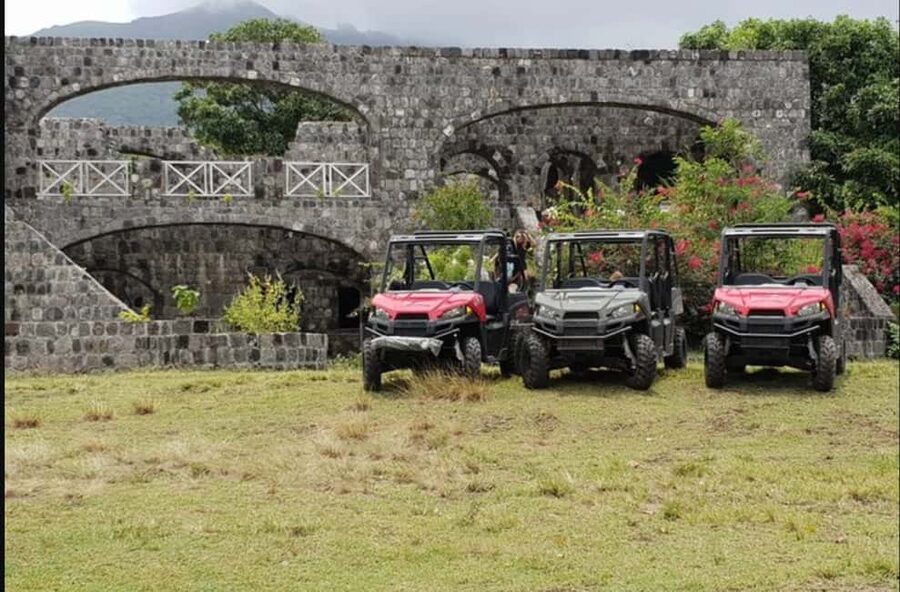 St. Kitts:Countryside Dune Buggy Tour - Riding Out From Basseterre Into the Countryside