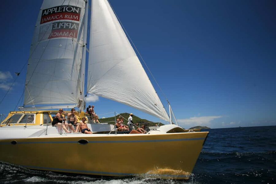St. Kitts Full-Day Catamaran Cruise to Nevis - Pinneys Beach and Time on Nevis
