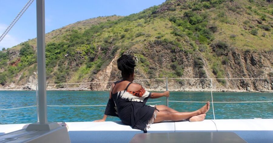 St. Kitts Full-Day Catamaran Cruise to Nevis - Drinks, Music, and the Mood on Board