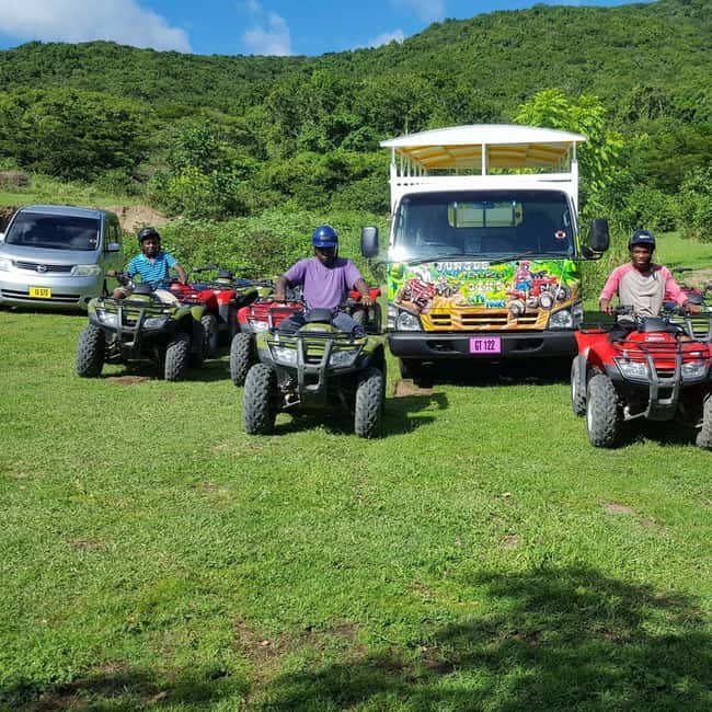 St. Kitts: Jungle Bikes ATV and Beach Guided Tour - Key points at a glance