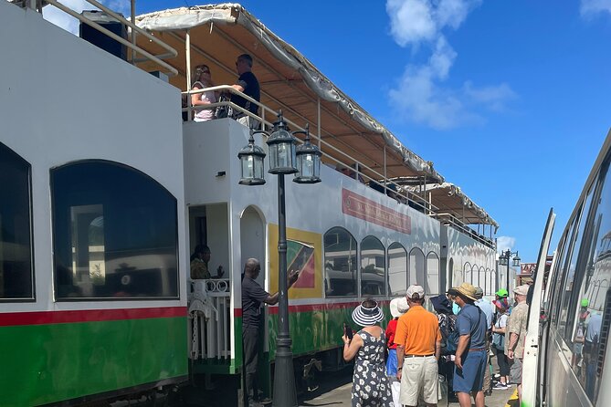 St. Kitts Scenic Train Experience - Wingfield Estate connects the train to sugar
