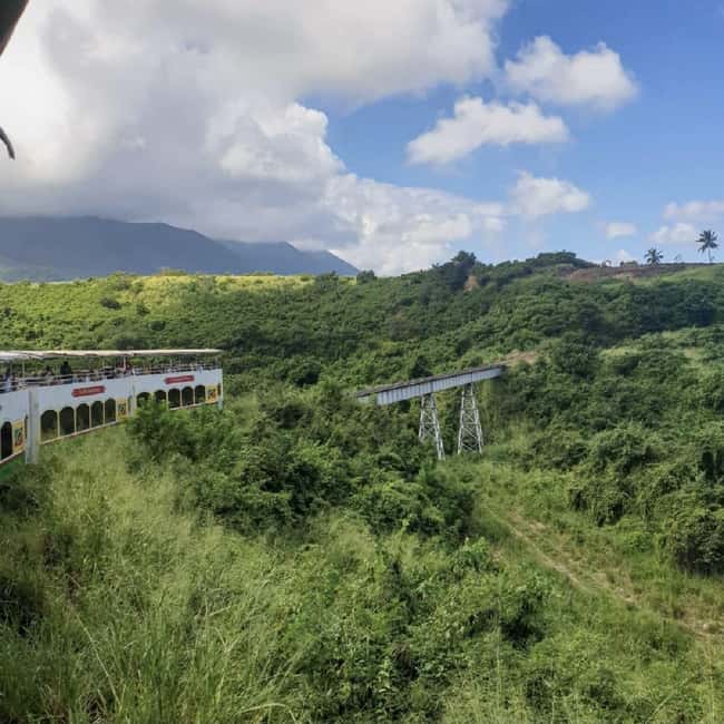Sugar Train Tour & Drinks|Pick-Up &Drop Off From Cruise Port - Rainforest, villages, and everyday island views