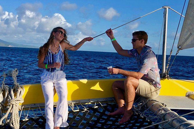 Sunset Cocktail Cruise of St Kitts - Sailing toward the southeast peninsula